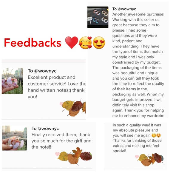 New Baublebar Pink marble cute simple hoop earring - Picture 7 of 8